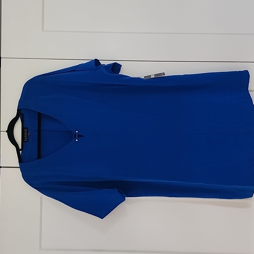 Eloquii Dress In BLUE